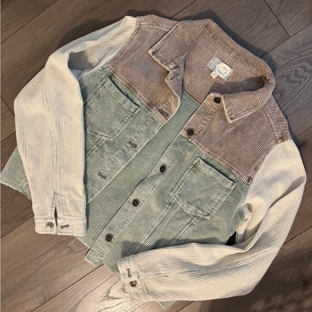 Cropped Corduroy Jacket
